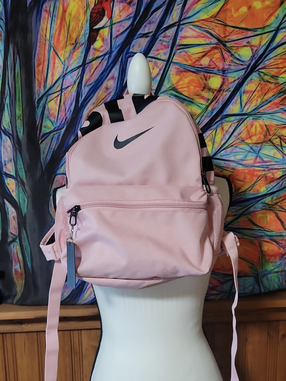 Nike Pink Mini Backpack - Lightweight Everyday Bag